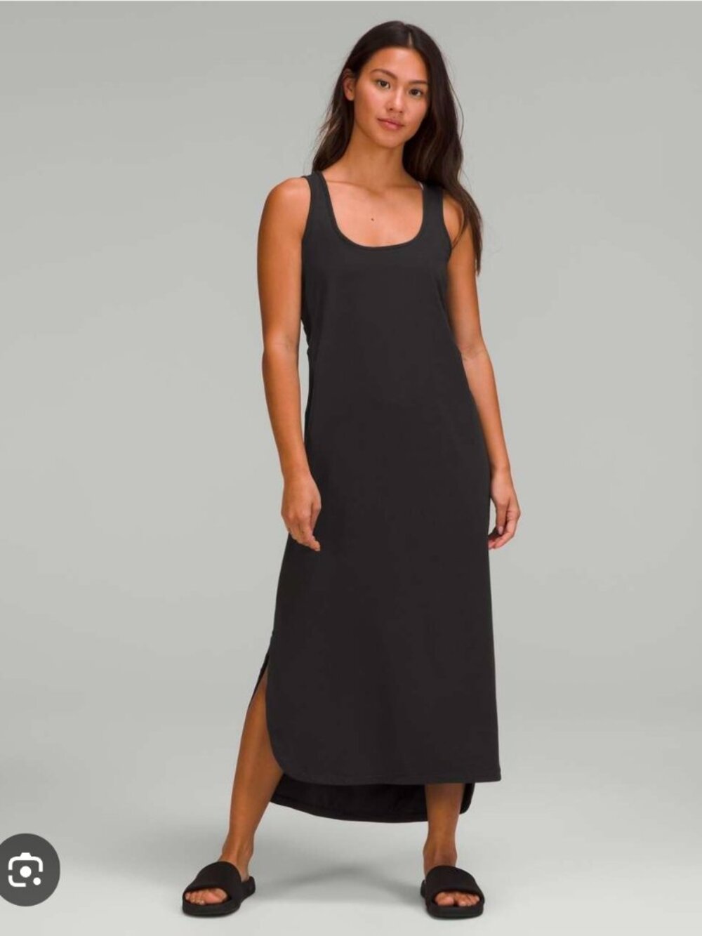 Lululemon open back midi dress